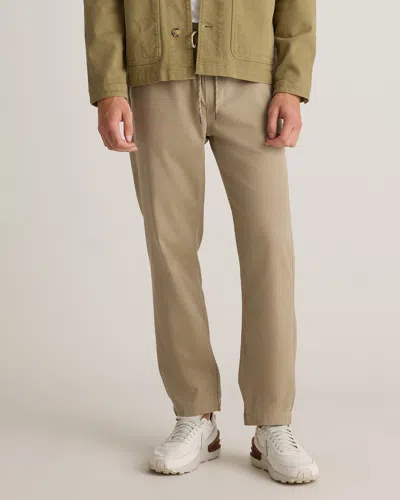 Quince Men's Cotton Chino Drawstring Pants In Sand Dune