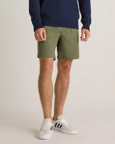 Quince Men's Cotton Chino Drawstring Shorts In Trellis