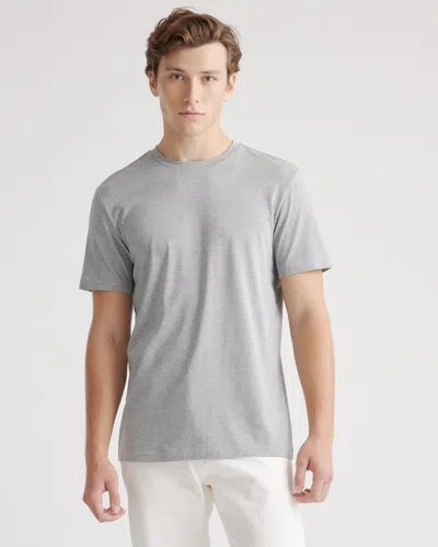 Quince Men's Cotton Modal Crew Neck T-shirt In Heather Grey
