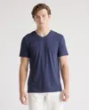 Quince Men's Cotton Modal V-neck T-shirt In Navy
