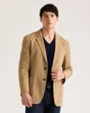 Quince Men's Cotton Pique Knit Blazer In Baywood