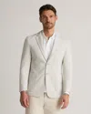 Quince Men's Cotton Pique Knit Blazer In Heather White