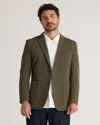 QUINCE MEN'S COTTON PIQUE KNIT BLAZER