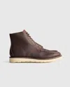 Quince Men's Crafted Leather Moc Toe Boot In Brown
