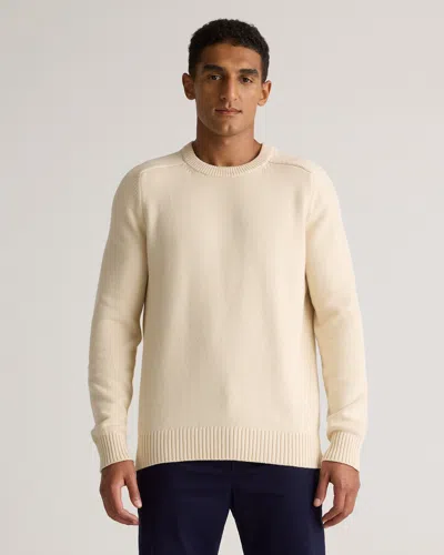 Quince Men's Crewneck Sweater In Alabaster