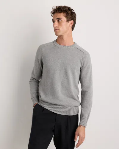Quince Men's Crewneck Sweater In Gray