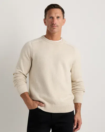 Quince Men's Crewneck Sweater In Neutral