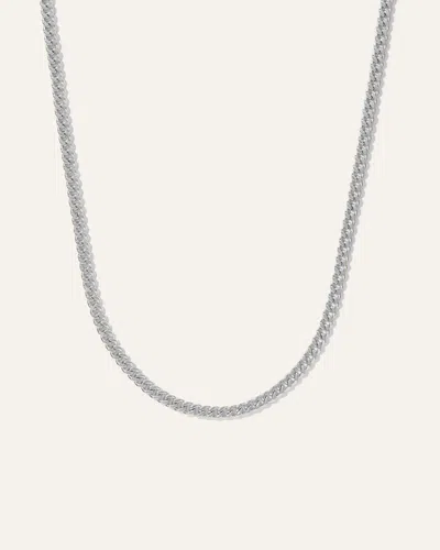 Quince Men's Cuban Curb Chain Necklace In Sterling Silver