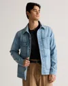 Quince Men's Denim Chore Jacket In Indigo Blue