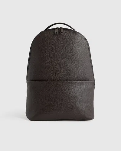 Quince Men's Excursion Italian Leather Laptop Backpack In Brown