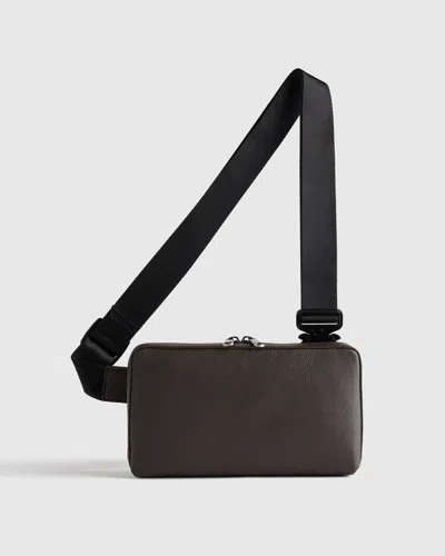 Quince Men's Excursion Italian Leather Sling In Brown