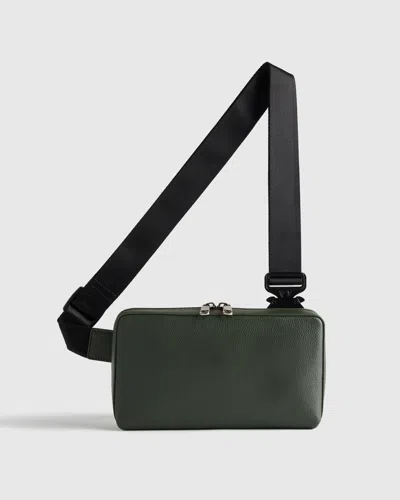 Quince Men's Excursion Italian Leather Sling In Green