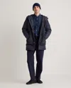 Quince Men's Featherless Long Puffer Parka In Navy
