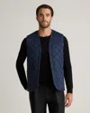 Quince Men's Featherless Quilted Liner Vest In Admiral