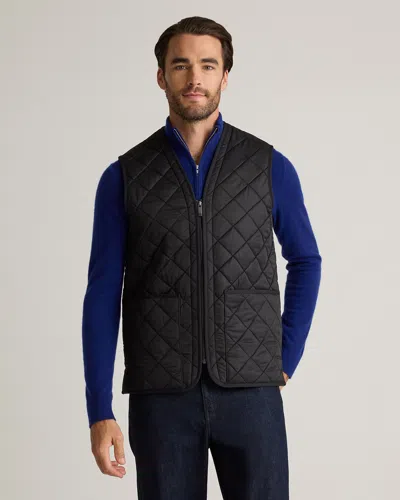 Quince Men's Featherless Quilted Liner Vest In Black