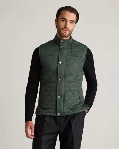 Quince Men's Featherless Quilted Vest In Verdant Pine