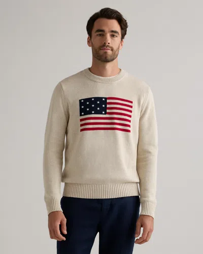Quince Men's Flag Sweater In Brown