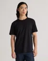 Quince Men's Flex Curve Crewneck T-shirt In Black