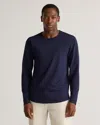 Quince Men's Flex Curve Long Sleeve T-shirt In Deep Navy