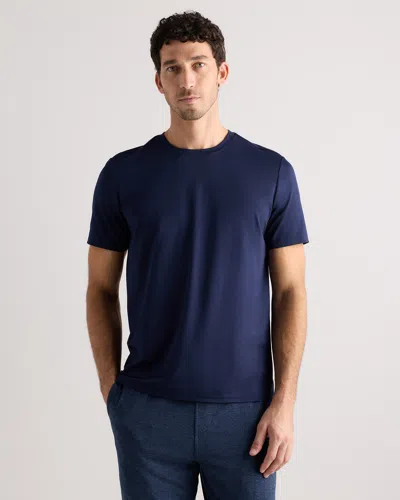 Quince Men's Flowknit Breeze Performance T-shirt In Blue