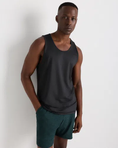 Quince Men's Flowknit Breeze Tank Top In Black