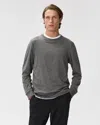 Quince Men's Flowknit Performance Crew Sweatshirt In Gray