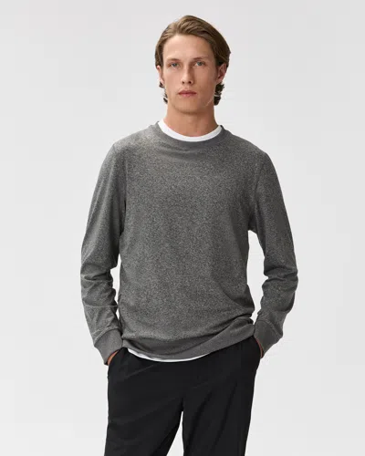 Quince Men's Flowknit Performance Crew Sweatshirt In Gray