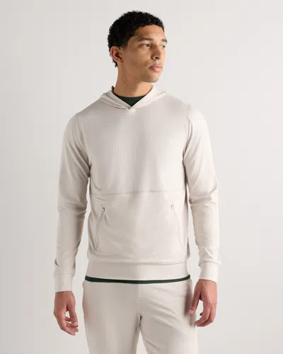 Quince Men's Flowknit Performance Hoodie In White