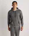 Quince Men's Flowknit Performance Hybrid Pullover Hoodie In Gray