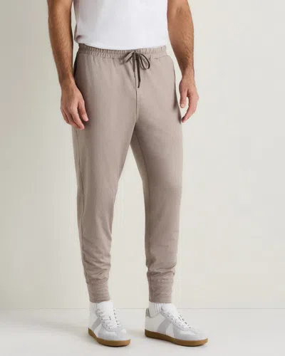 Quince Men's Flowknit Performance Jogger In Brown