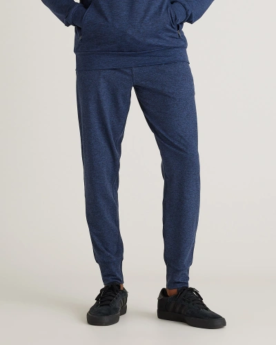 Quince Men's Flowknit Performance Jogger In Heather Navy
