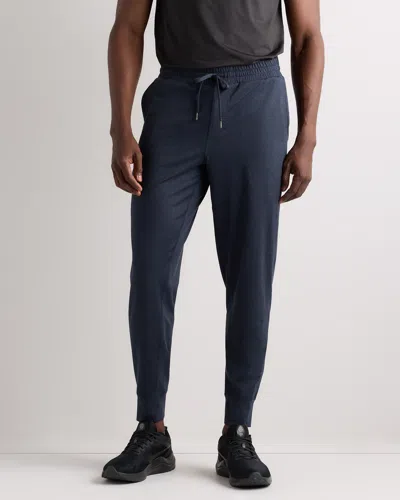 Quince Men's Flowknit Performance Joggers In Blue