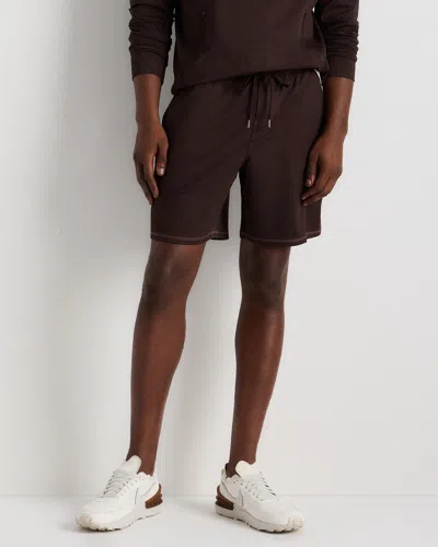 Quince Men's Flowknit Performance Short 7.5" In Brown