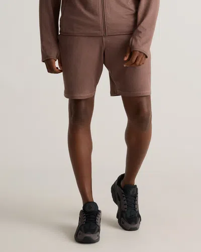 Quince Men's Flowknit Performance Short In Heather Sable