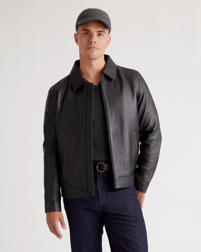 Quince Men's Harrington Jacket In Black