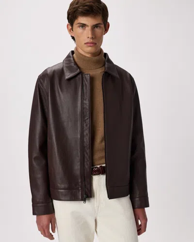 Quince Men's Harrington Jacket In Brown