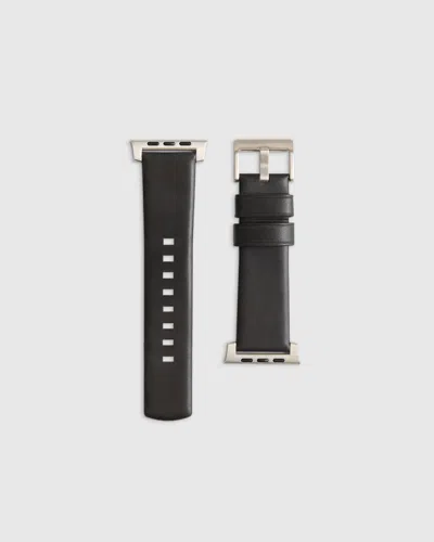 Quince Men's Horween Leather Apple Watch Band In Black