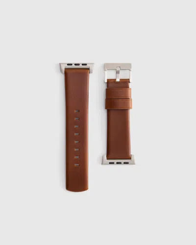 Quince Men's Horween Leather Apple Watch Band In Brown