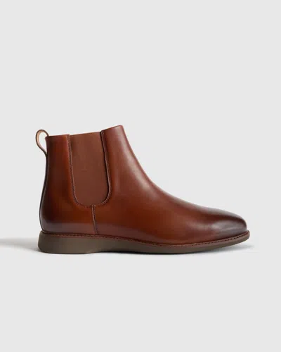 Quince Men's Hybrid Crafted Leather Chelsea Boot In Brown