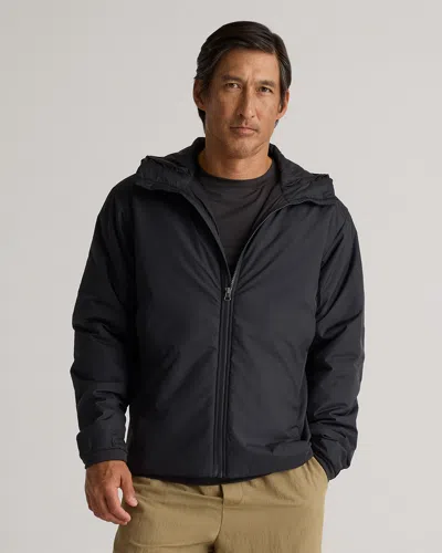 Quince Men's Hybrid Insulated Lightweight Hooded Jacket In Black