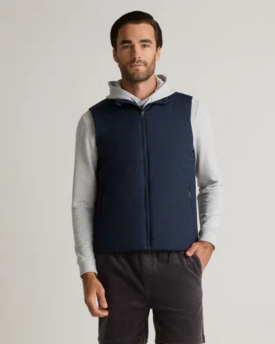 Quince Men's Hybrid Insulated Lightweight Vest In Admiral
