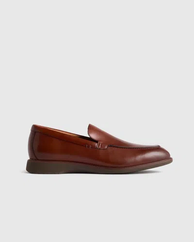 Quince Men's Hybrid Italian Leather Penny Loafer In Brown