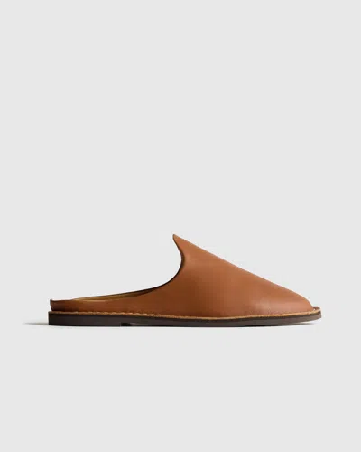 Quince Men's Italian Leather Mule Slip-on In Brown