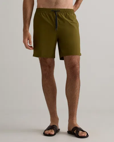 Quince Men's Italian Swim Trunk In Green