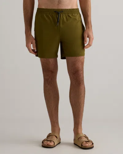 Quince Men's Italian Swim Trunk In Green