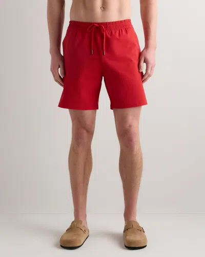 Quince Men's Italian Swim Trunk In Red