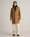 Quince Men's Italian Wool Overcoat In Caramel