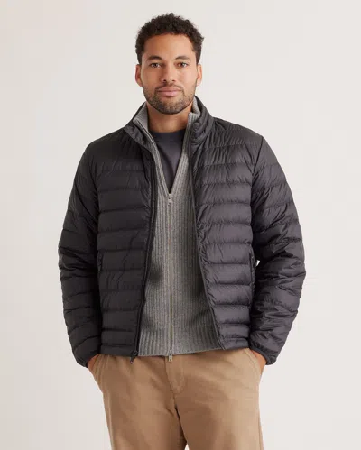 Quince Men's Lightweight Down Packable Puffer Jacket In Black