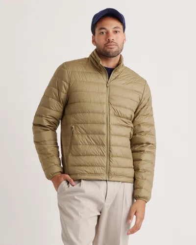 Quince Men's Lightweight Down Packable Puffer Jacket In Bright Olive