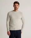 Quince Men's Luxe Baby Cashmere Crewneck Sweater In Pearled Ivory
